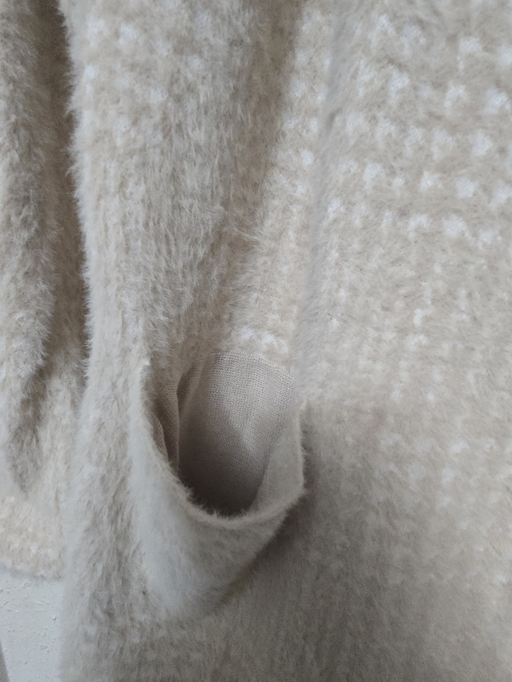 J. Jill Beige Knit Open-Front Cardigan - Picture 3 of 10